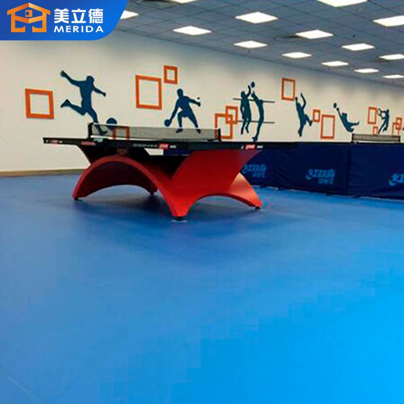 Indoor and outdoor badminton venue table tennis platine rubber PVC sports floor gym -ographer basketball venue rubber pad