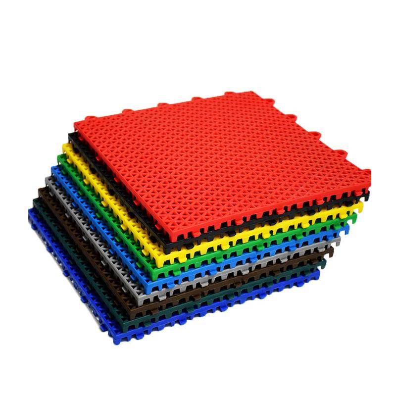 Suspended floor basketball court Kindergarten Outdoor Playground Outdoor Slip Rubber runway Plastic Sports Sports Stitching Place