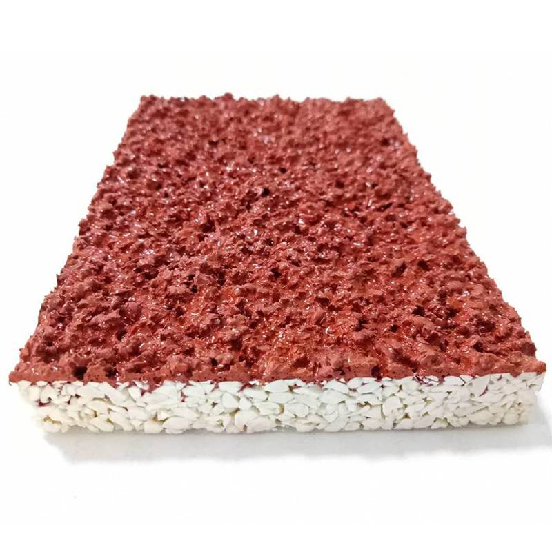 Plastic color granules EPDM outdoor rubber rubber runway flooring kindergarten basketball field floor