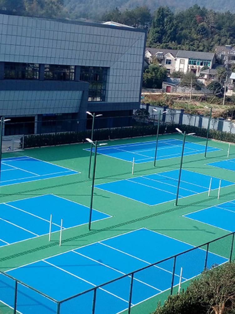 Silicon PU Stadium indoor badminton basketball gymnasium sports ground jelly -outdoor waterproof floor paint material