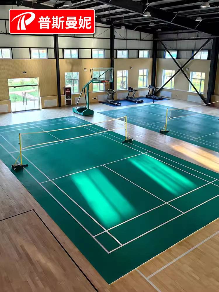 Badminton venue rubber pads indoor stadium dedicated badminton ground rubber ball pad sports floor