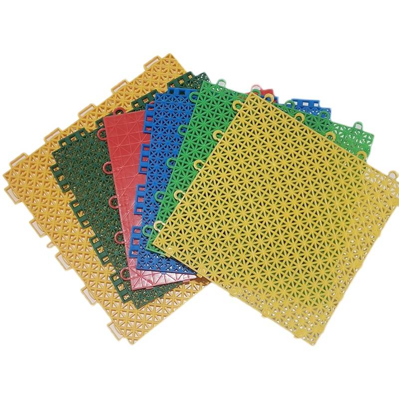 Suspended floor Kindergarten outdoor basketball venue outdoor plastic assembly sports ground rubber anti -slip plastic plastic
