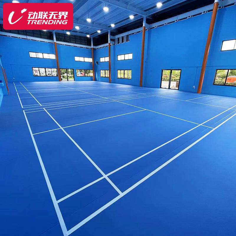 Badminton ground rubber, indoor and outdoor plastic sports floor volleyball gas row balls, motion motion motion union