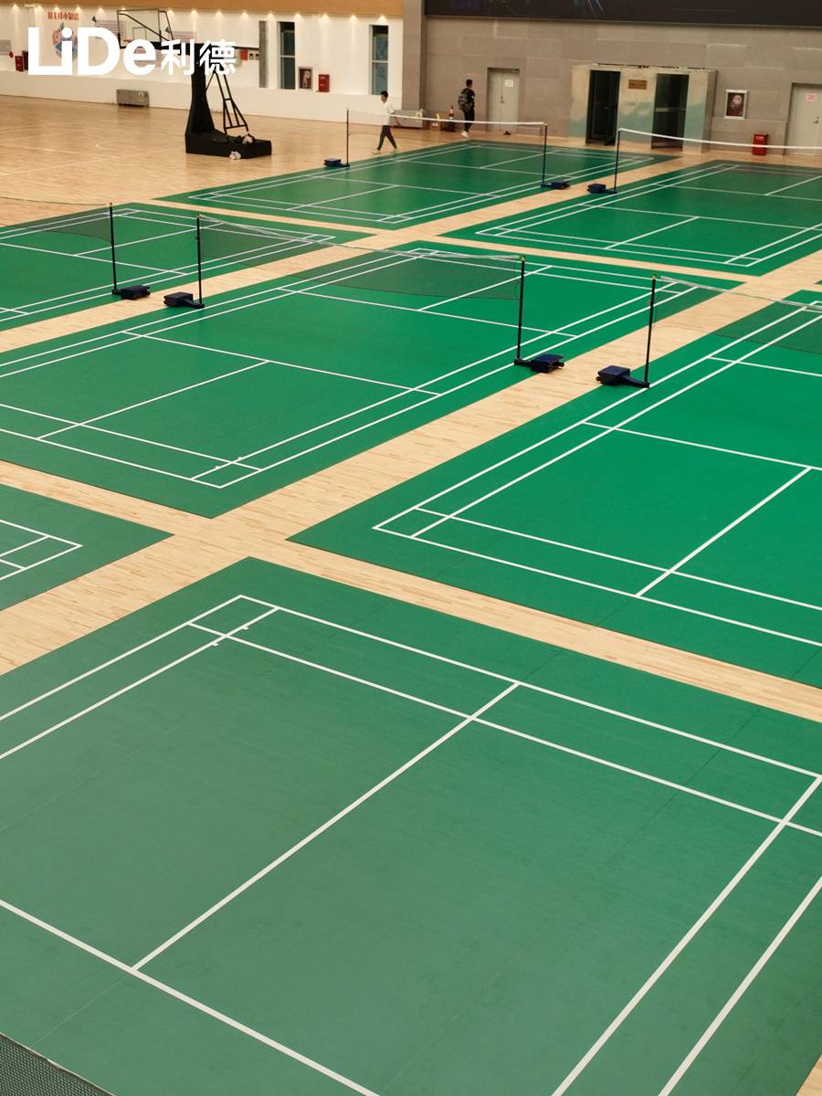 Led Basketball Hall Sports Wooden Floor Room Dance Gymnasium Badminton Shooting Special Wooden Floor Factory