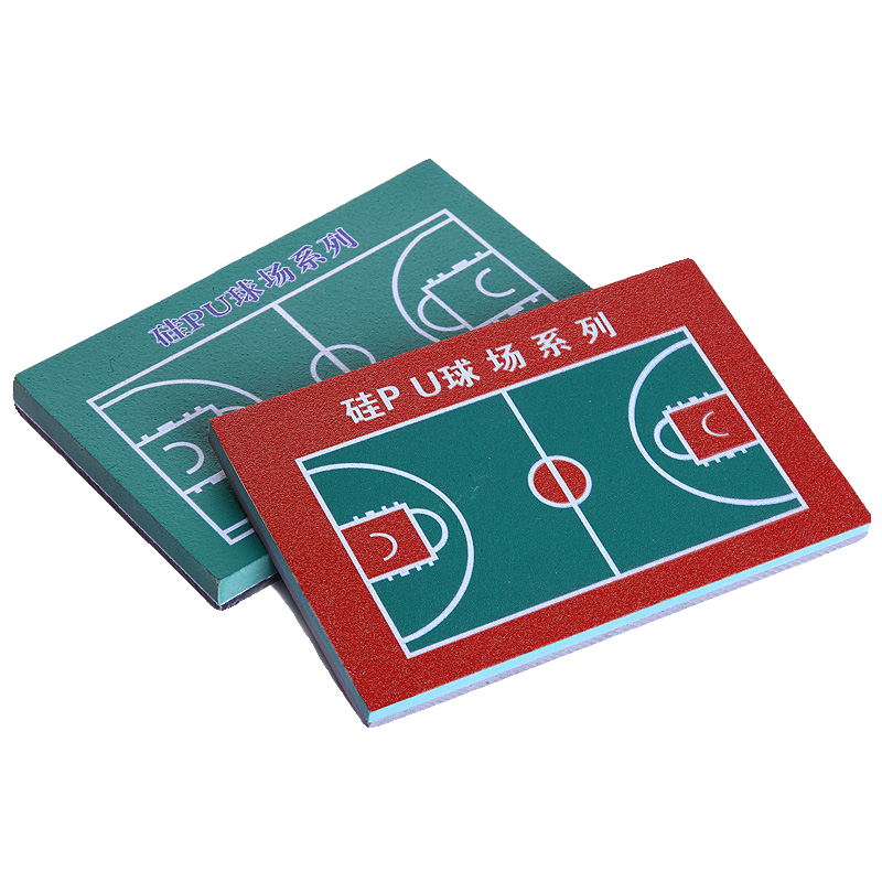 Silicon PU Stadium Material Plastic Basketball Court Tennon Place Plastic Elastic Facial Facial Facial Painting Indoor and Outside and Outside Floor Field Construction