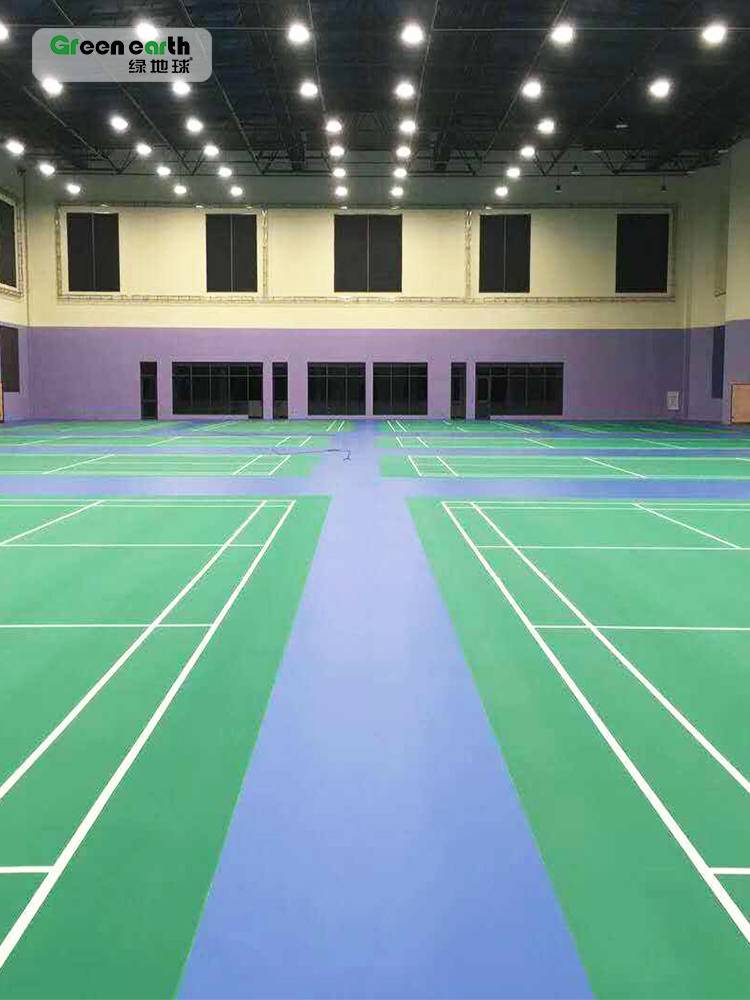 Badminton venue rubber pads indoor non -slip wear -resistant tennis roll can move the badminton hall PVC sports floor