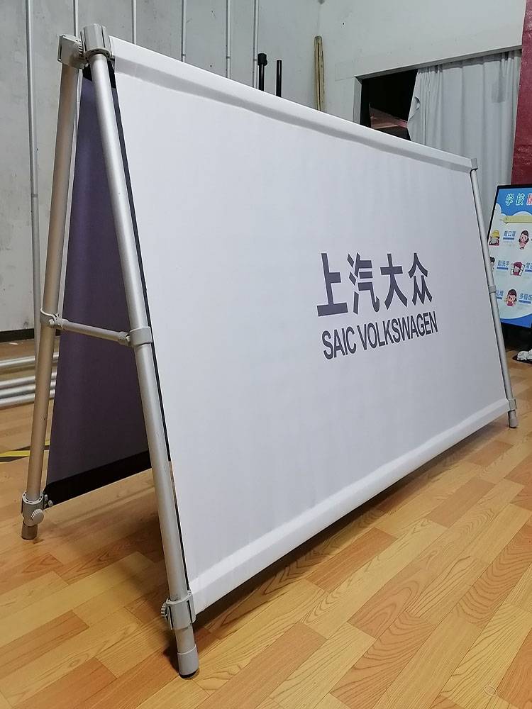 Stadium advertising board marathon sports field fence venue fence A screen A screen A -line card card double -sided A -panel display rack