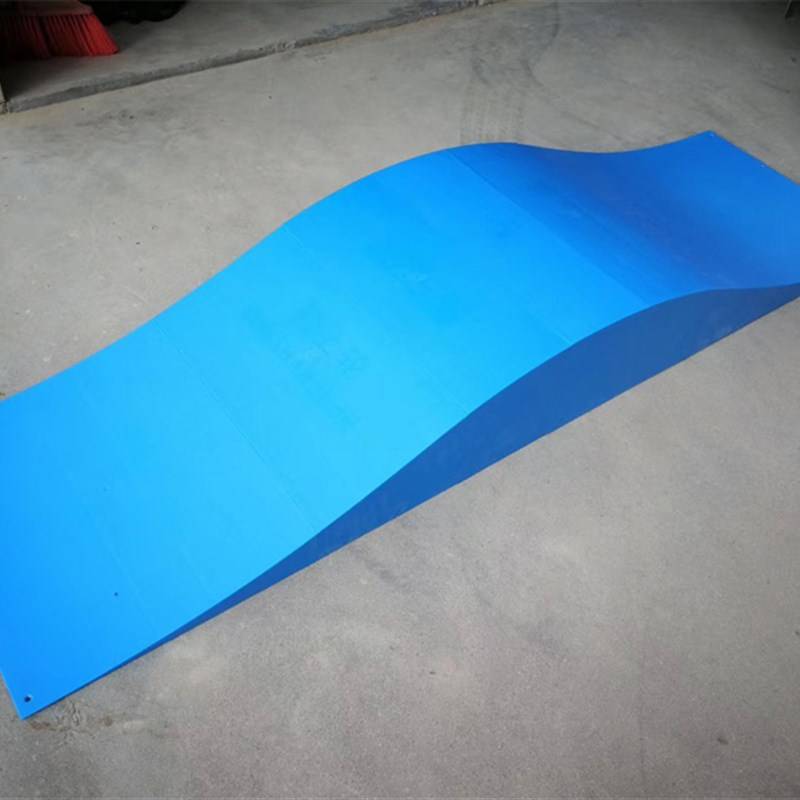 Children's sliding car wave runway roller skating slide touched platform balance car competition training sports venue obstacles