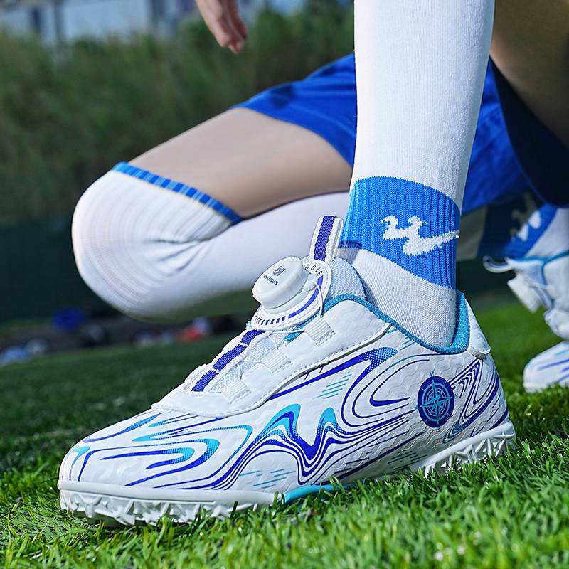 Genuine 2024 new children's football shoes girls broken nail professional training shoes girl elementary school shoes sports shoes