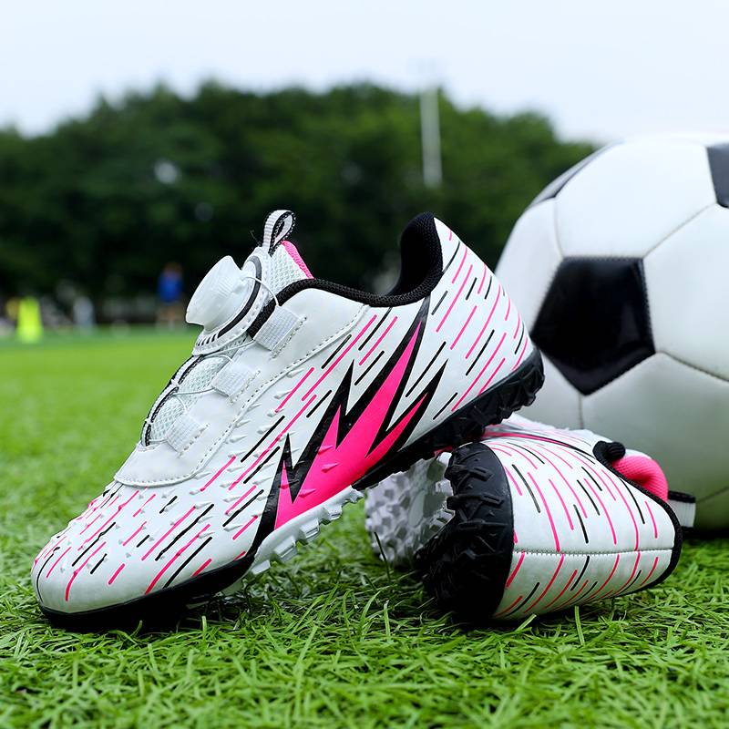 Genuine 2024 new children's football shoes girls broken nail professional training shoes girl elementary school shoes sports shoes