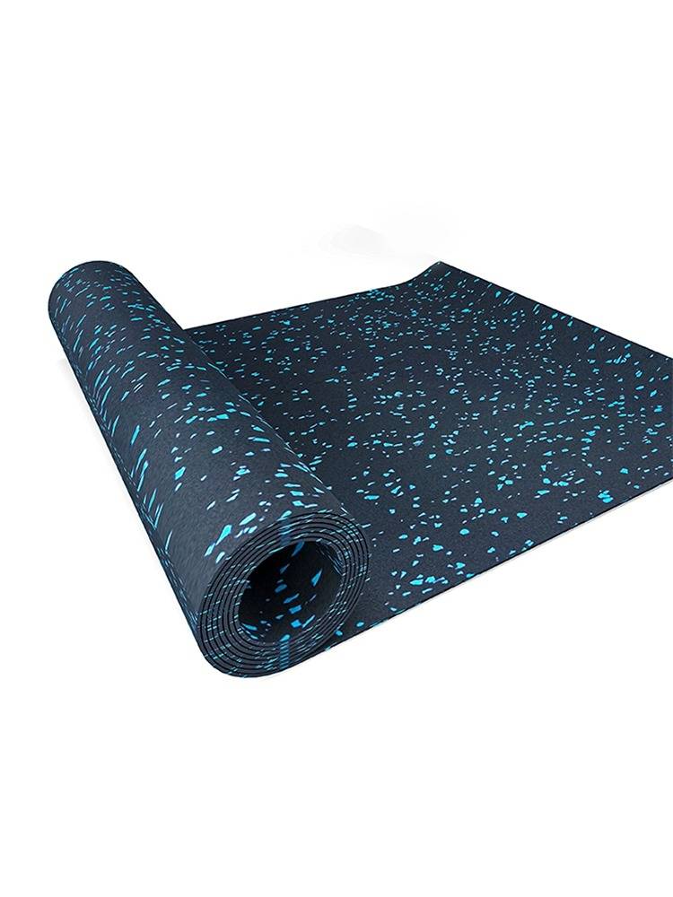 Fitness house pad buffer floor shock reduction pad rubber coil sound insulation, abrasion -resistant anti -slip dumbbell sports ground rubber cushion