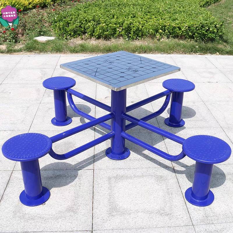 Chess and card table-stainless steel desktop