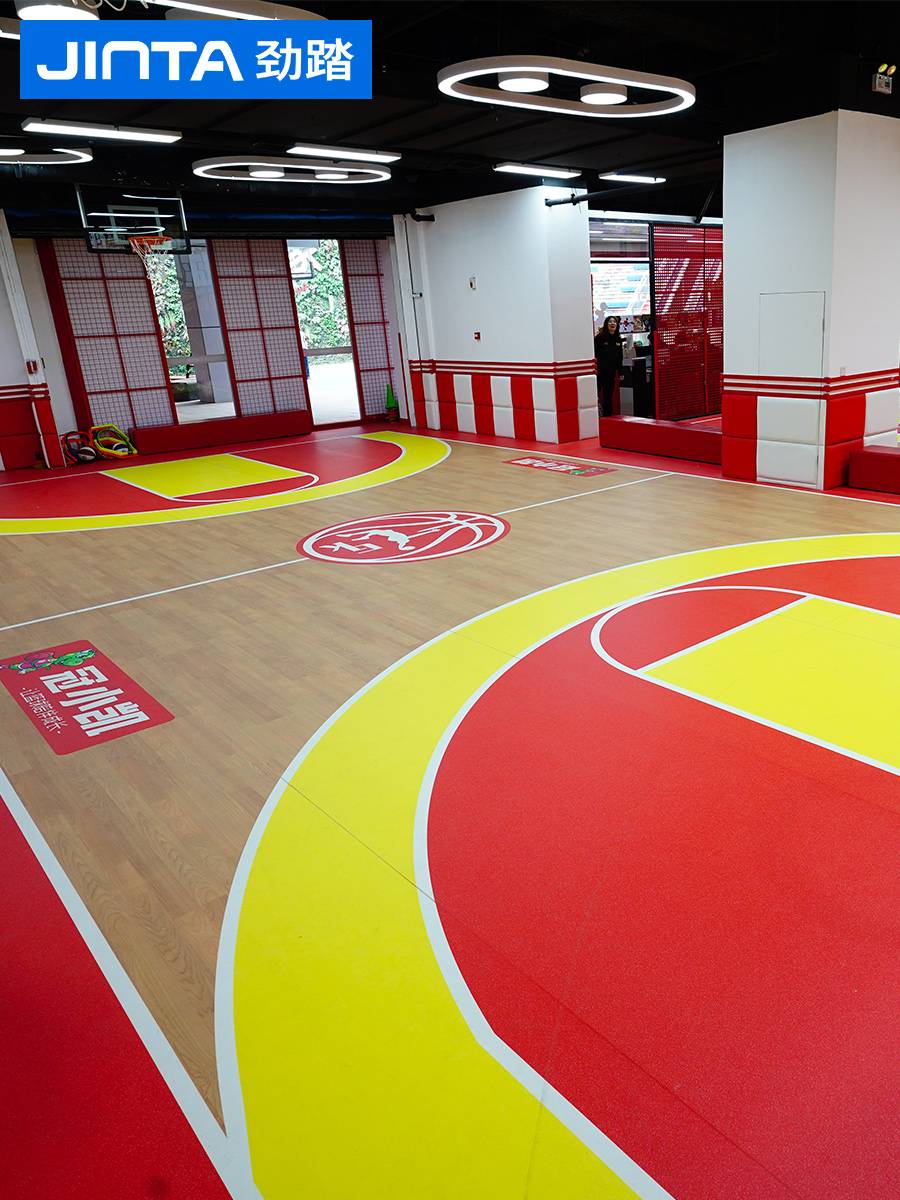 Basketball venue, rubber indoor and outdoor table tennis hall sports floor gym customized PVC plastic badminton floor mat