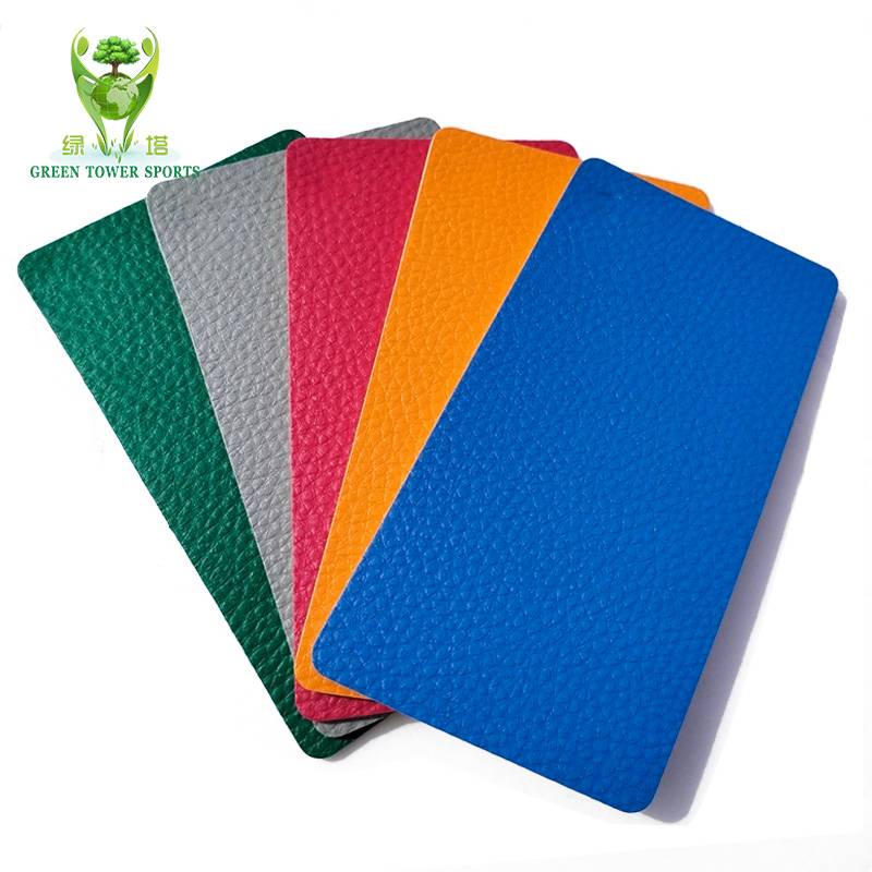 Badminton venue ground jelly basketball court professional indoor special anti -slip sports floor ping -out outdoor PVC plastic