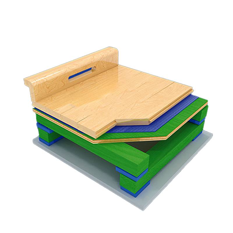 Motion in the basketball venue sports wooden body board feather U. -Ballball venue competition special maple birch solid wood transport room