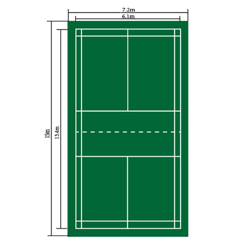 Badminton -dedicated plastic indoor anti -slip plastic sports flooring entire mobile PVC badminton plating plating pad