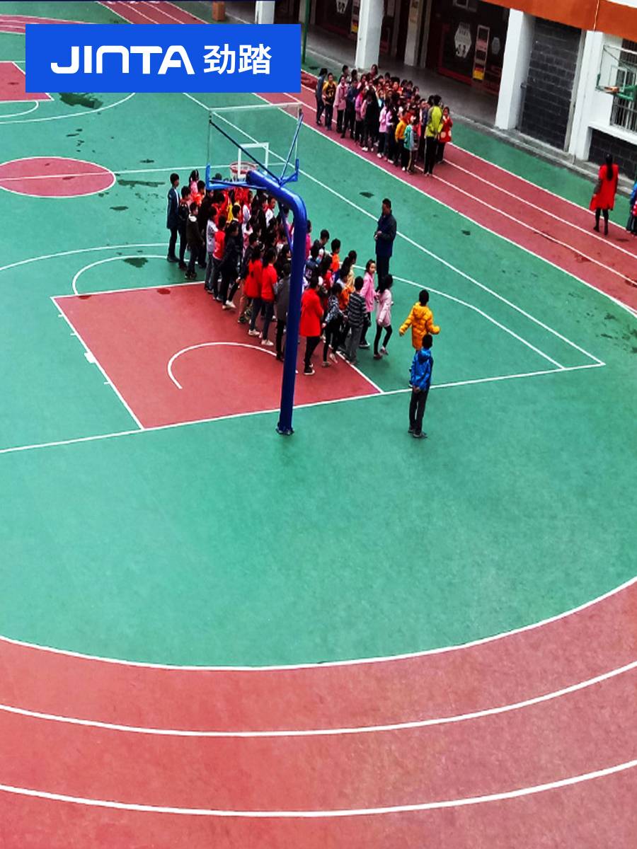 Basketball venue outdoor glue prefabricated rubber runway floor indoor PVC sports ground rubber badminton floor mat