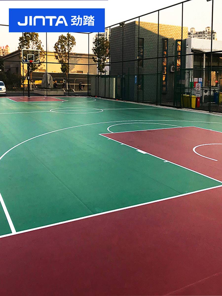 Basketball venue outdoor glue prefabricated rubber runway floor indoor PVC sports ground rubber badminton floor mat
