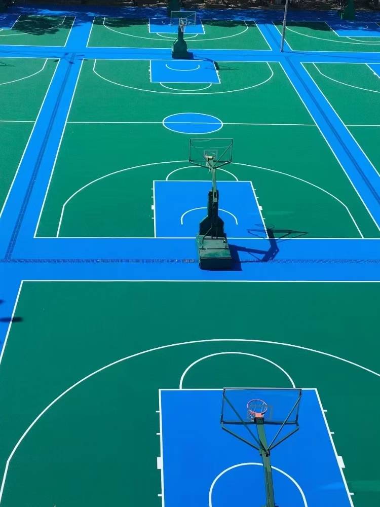 Silicon PU Stadium Outdoor Basketball Hall Badminton Stadium Tennis Stadium Tennis Stadium Sports Gel School Sports Place Silicon PU Material