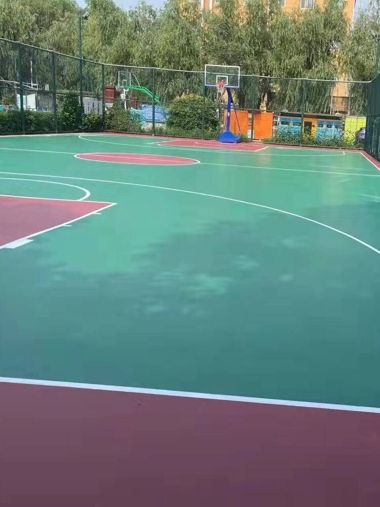 Silicon PU Stadium Outdoor Basketball Hall Badminton Stadium Tennis Stadium Tennis Stadium Sports Gel School Sports Place Silicon PU Material