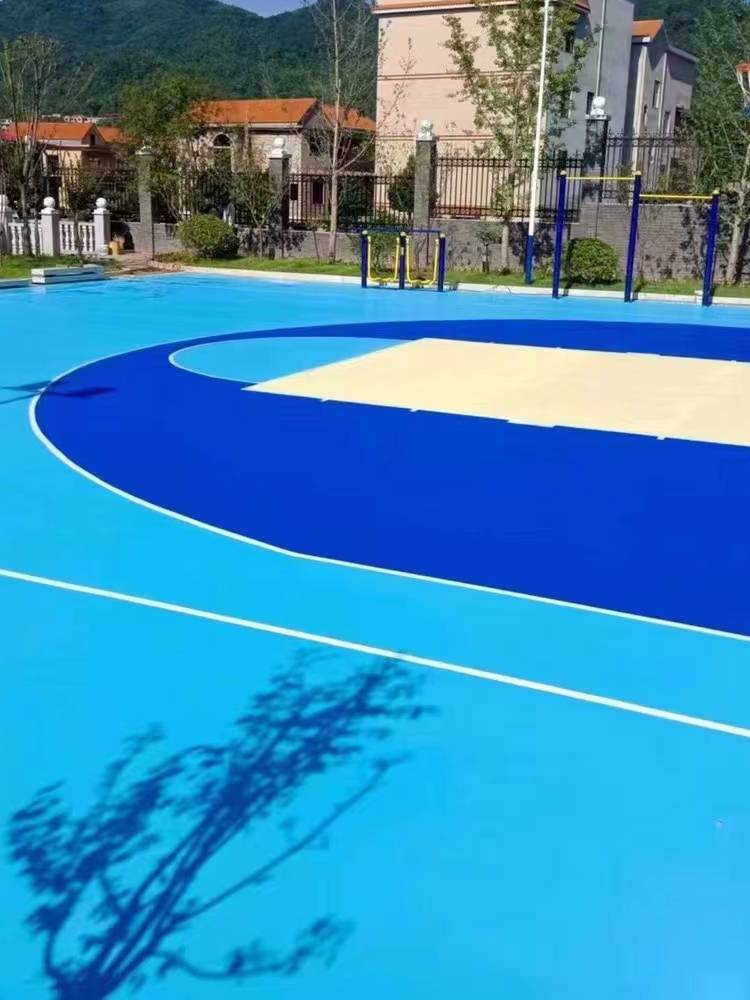 Silicon PU Stadium Outdoor Basketball Hall Badminton Stadium Tennis Stadium Tennis Stadium Sports Gel School Sports Place Silicon PU Material