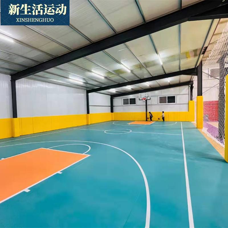 New Life basketball venue Jelly Professional Sports Floor PVC Plastic Basketball Stadium Badminton Stadium Badminton Table Tennis Table Tennis