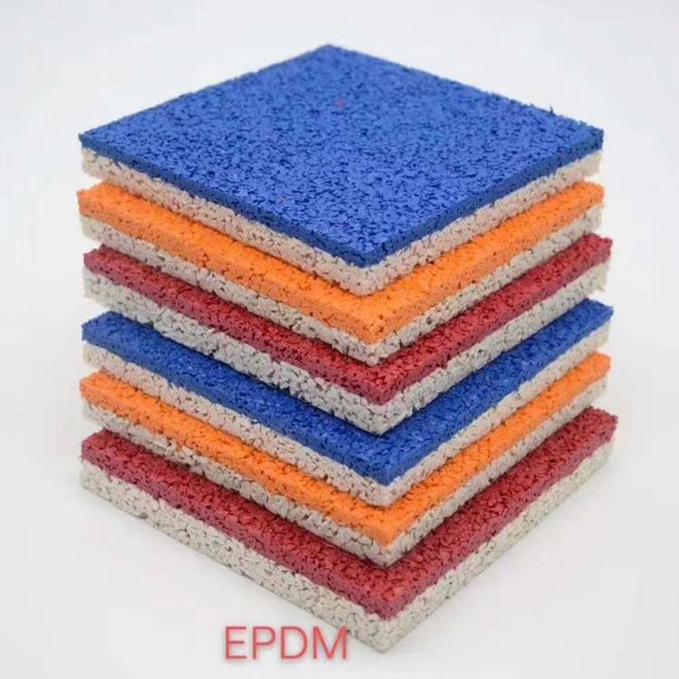 Plastic runway material kindergarten school playground runway sports venue EPDM rubber granular outdoor construction T