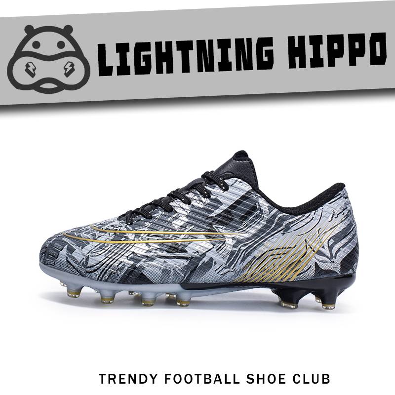 C Luo Assassin 15 Avocado Limited Edition Men and Women Adult AG Long Nail Children TF Broken Nail Low Training Football Sneakers