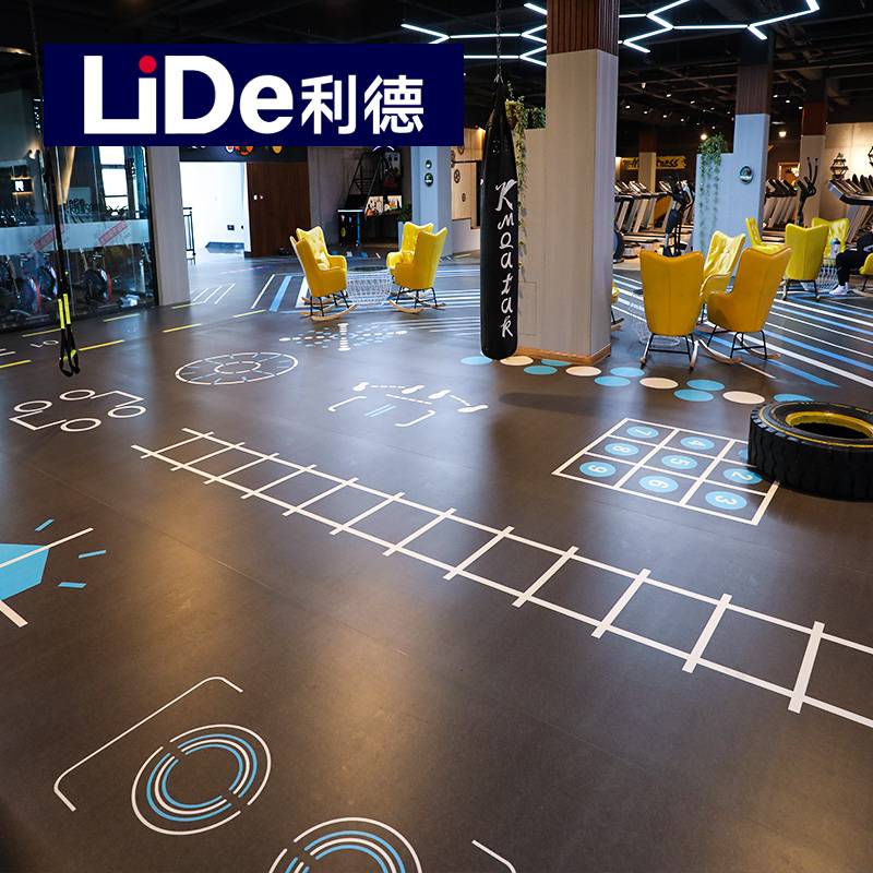 0 German fitness plastic gel PVC sports flooring can be plastic pads 36 Private teaching T basketball mall customized land