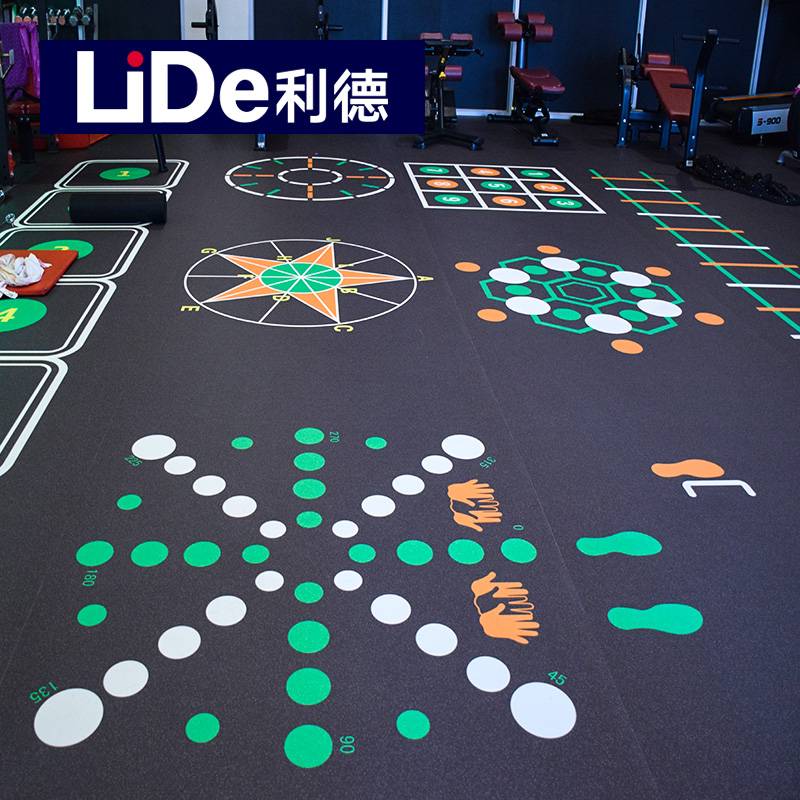 0 German fitness plastic gel PVC sports flooring can be plastic pads 36 Private teaching T basketball mall customized land