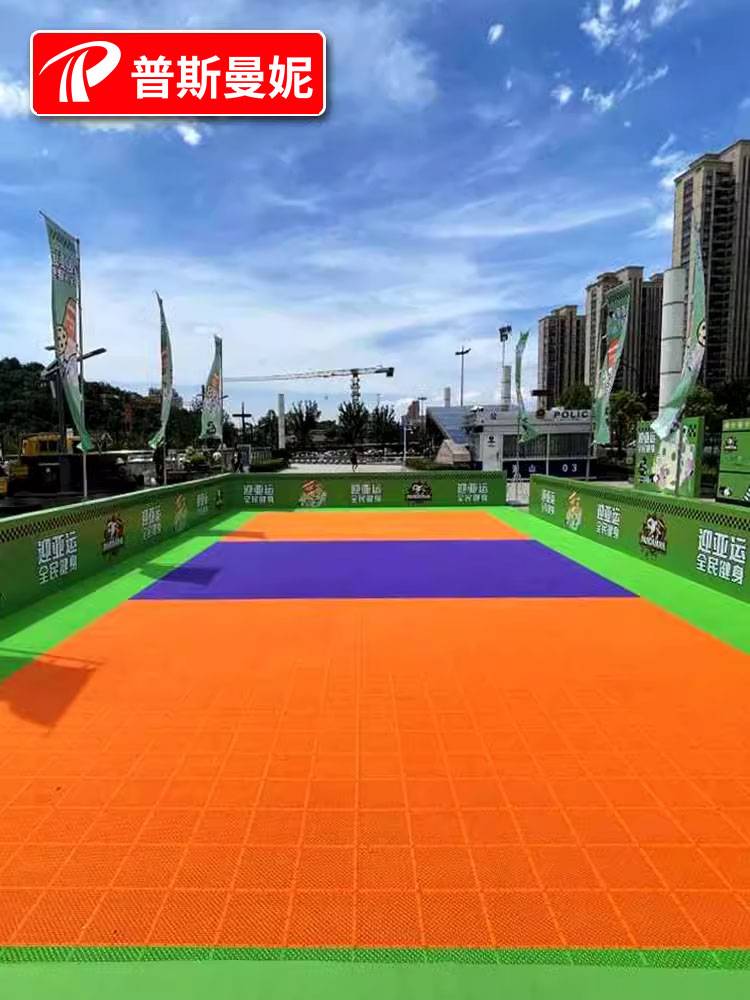 Badminton venue rubber pads indoor stadium dedicated badminton ground rubber ball pad sports floor