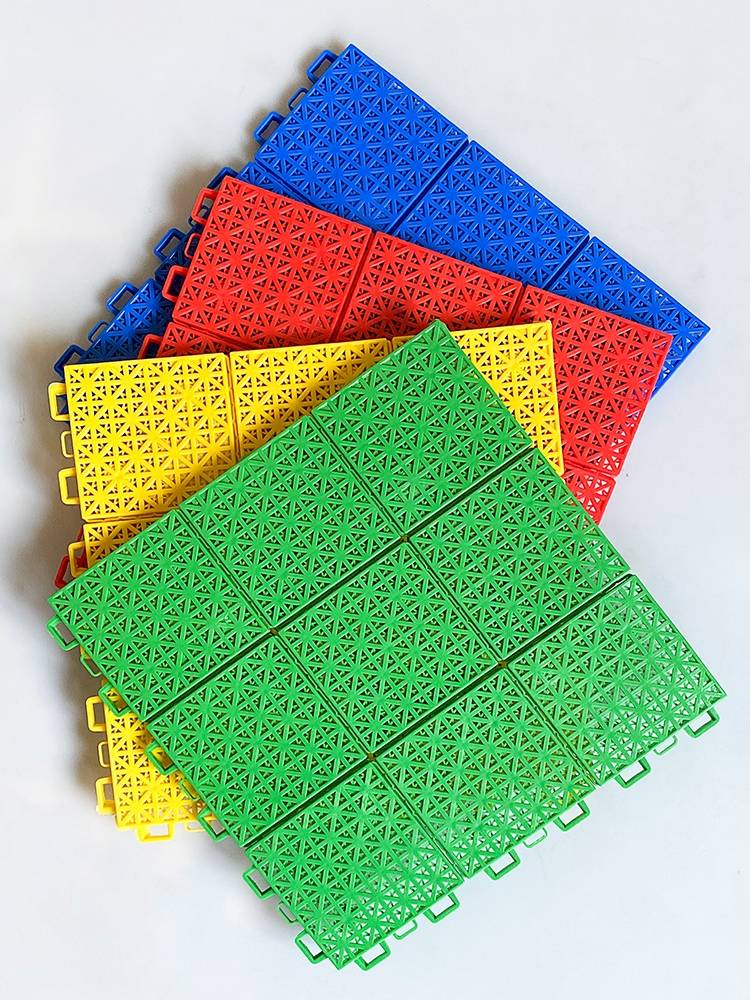 Basketball court suspended assembly floor outdoor sports plastic stitching floor cushion halftime outdoor tennis venue glue ground