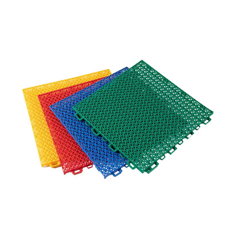 Suspended floor basketball court sports venue outdoor sports floor anti -slip, wear -resistant plastic assembly floor mat