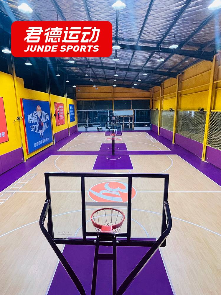 Basketball venue Gel room special customized outdoor plastic flooring young children basketball hall PVC sports ground plastic pad