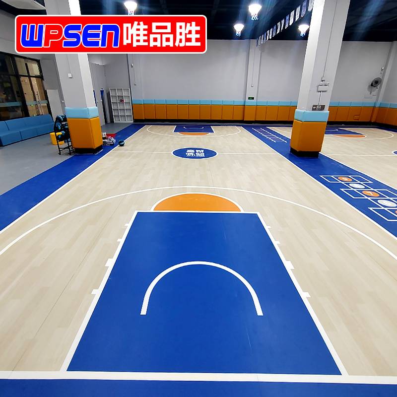 Viplocked Sports Place Gasplay Basketball Court Anti -slip PVC Sports Floor Pinenia Badminton Patent Place