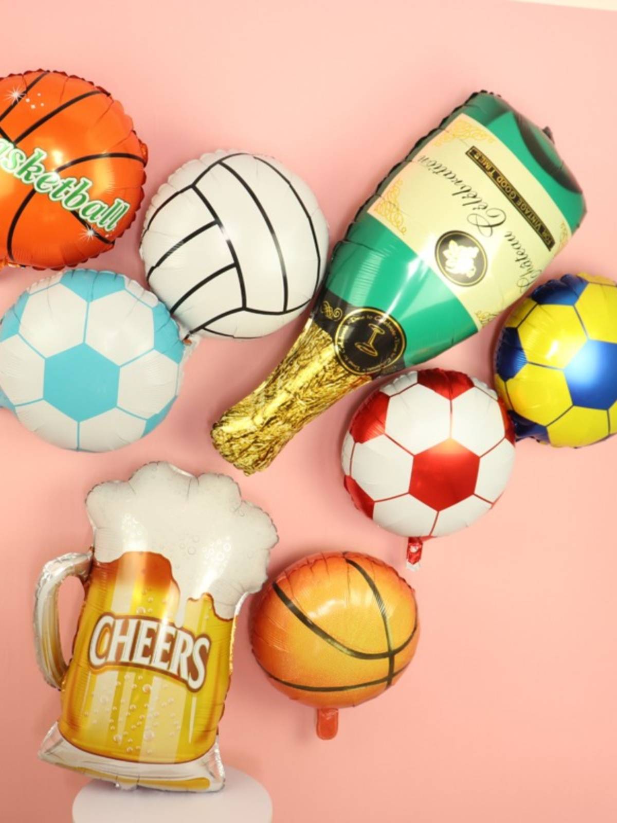 Aluminum balloons for the Golden trophy