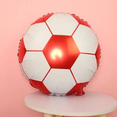 18-inch football + white