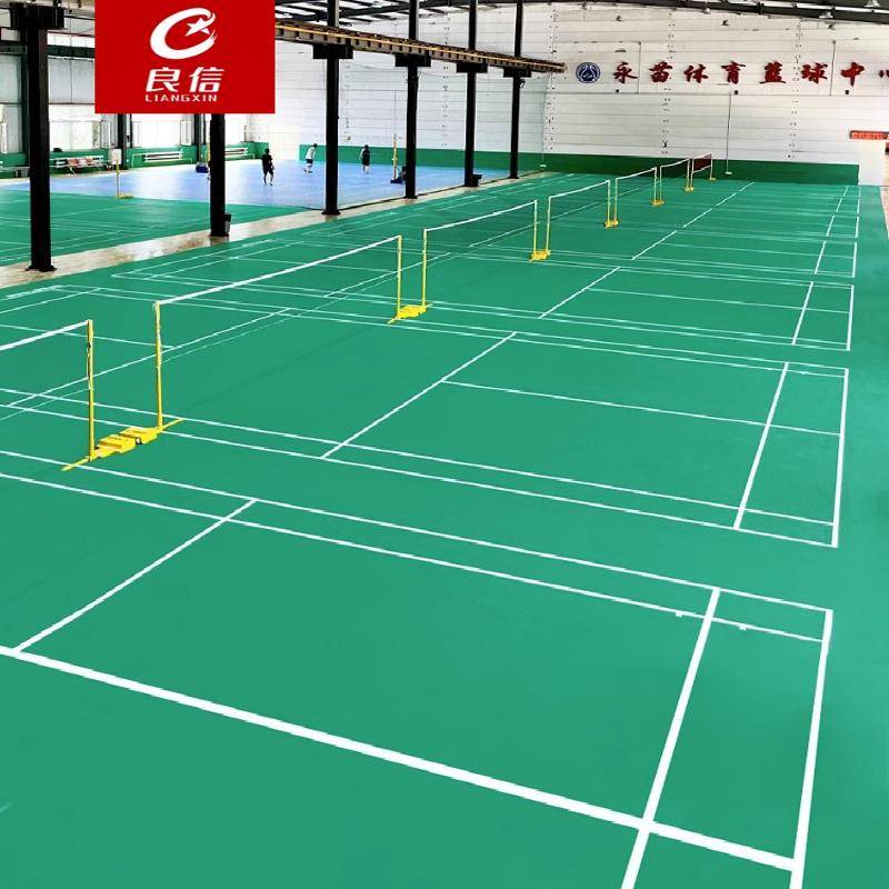 Badminton venue rubber cushion room indoor air volleyball -specific sports ground glue PVC plastic floor