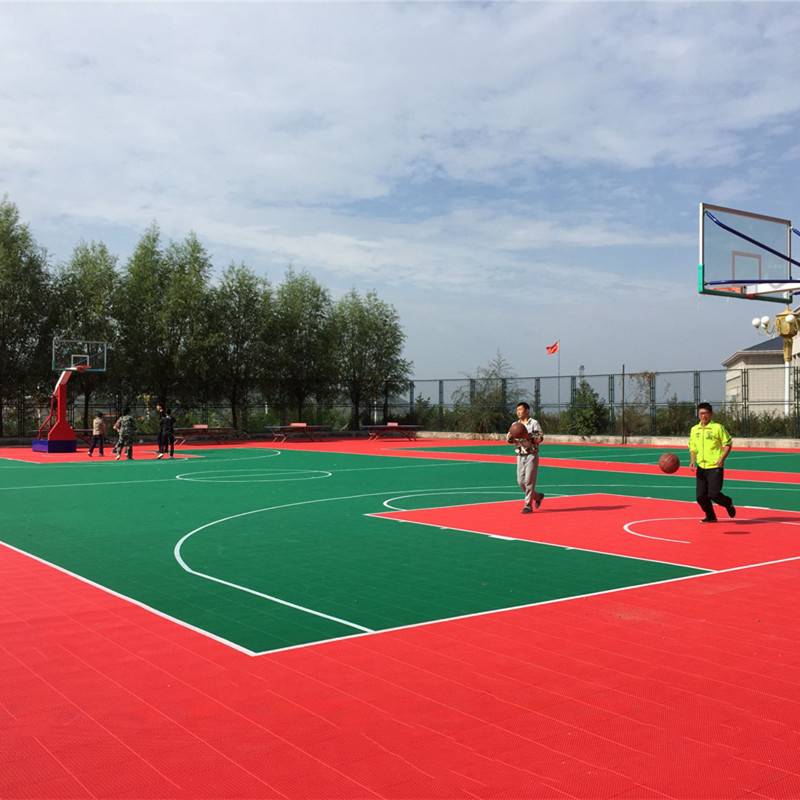 Basketball venue cushion outdoor floating floor assembly floor anti -sliding kindergarten ground plastic sports fitness floor