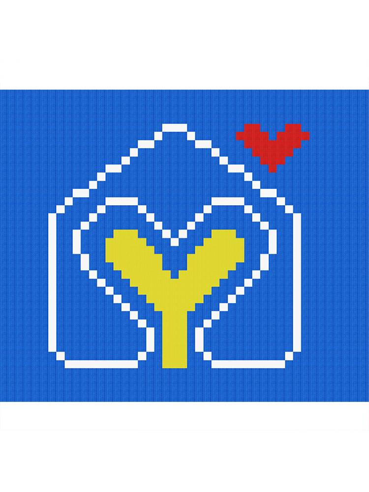 Kindergarten professional plastic floor assembly children's plastic sports outdoor grid safety outdoor blue cub playground