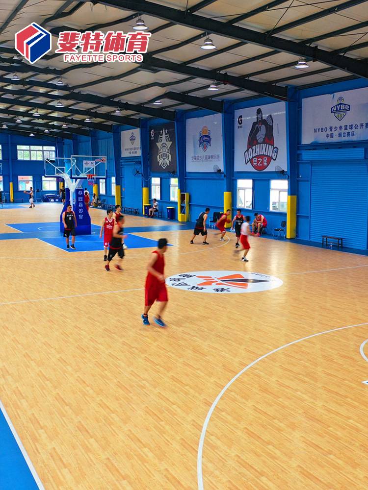 Basketball venue Jelly Professional Interior Basketball Hall PVC Plastic Sports Floor Plastic Flooring Basketball Piece Platform