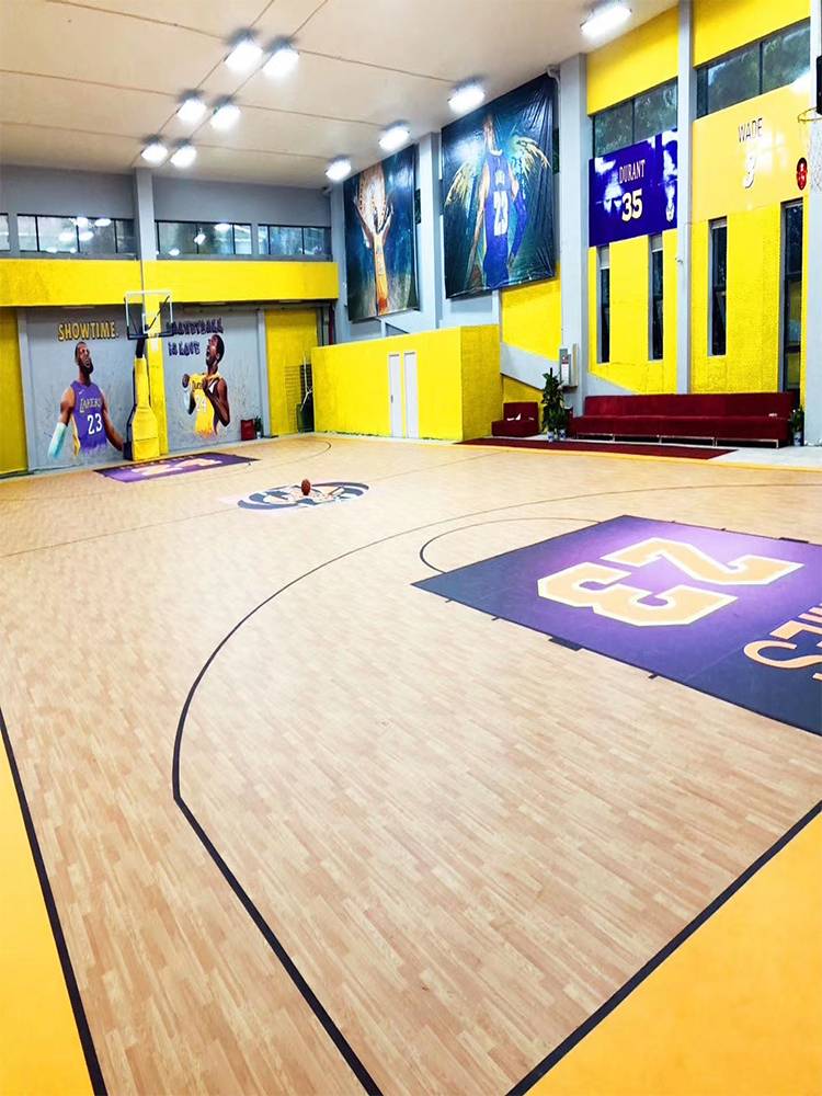 Basketball Court Special Sports Place Adhesive Room Children's Basketball Hall Sites Fitness Fitness Sensory Training Custom Plastic