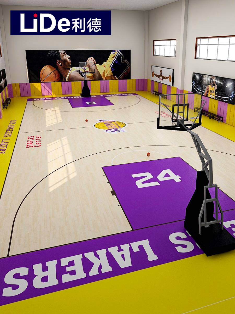 Basketball venue rubber PVC Sports floor chamber feathers, mitigation padding table tennis plastic plastic floor