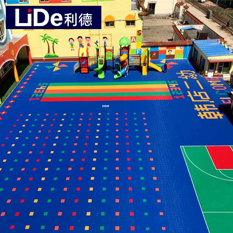 Suspended floor roller skating special kindergarten outdoor basketball venue outdoor outdoor skating floor -to -floor assembly floor