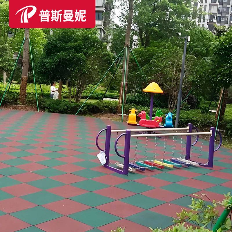 Professional outdoor kindergarten sports outdoor rubber floor playground Jelly gym plastic plastic flooring environmental protection