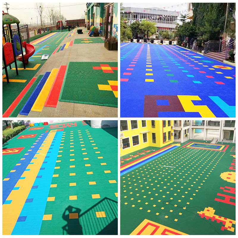 Suspended stitching floor outdoor field Anti -slip motion suspended splicing ground cushion runway runway cushion