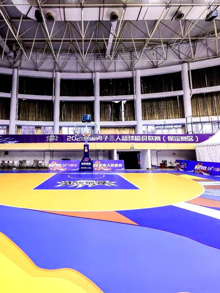 Basketball venue rubber room PVC sports floor outdoor outdoor outdoor halftime custom basketball venue rubber pad