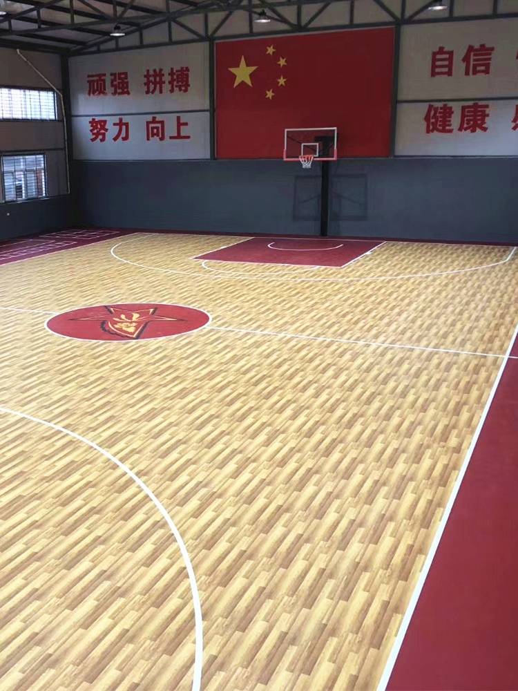 Basketball venue rubber room PVC sports floor outdoor outdoor outdoor halftime custom basketball venue rubber pad