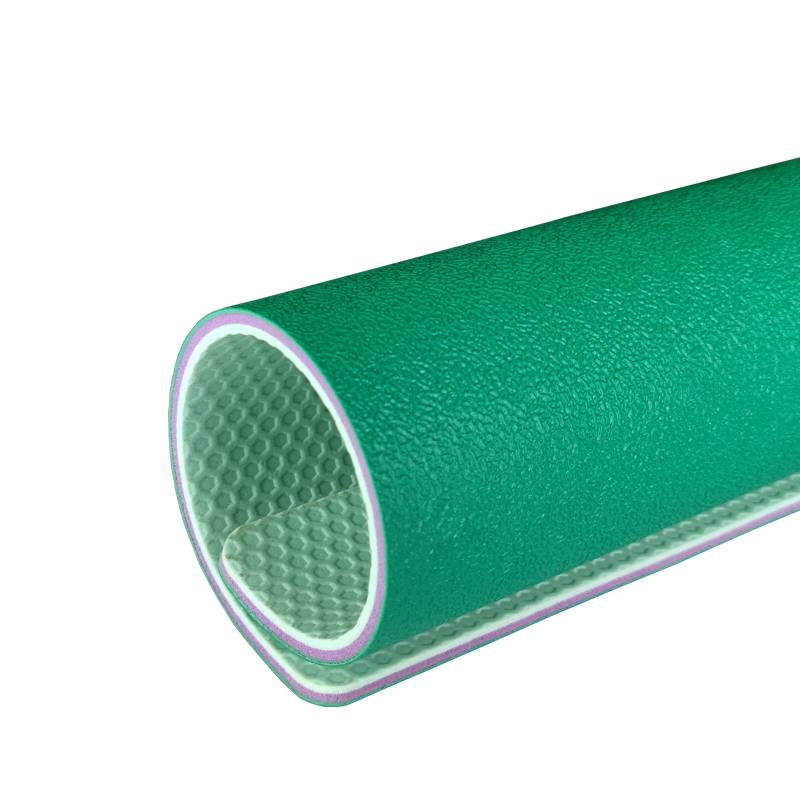 Standard basketball venue rubber badminton plastic non -skid room indoor table tennis water waterproof floor pad PVC