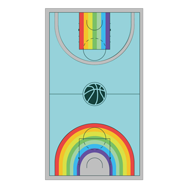 Children's body can customize glue -proof skid room basketball venue glue halftime gym private education area customized gelatin